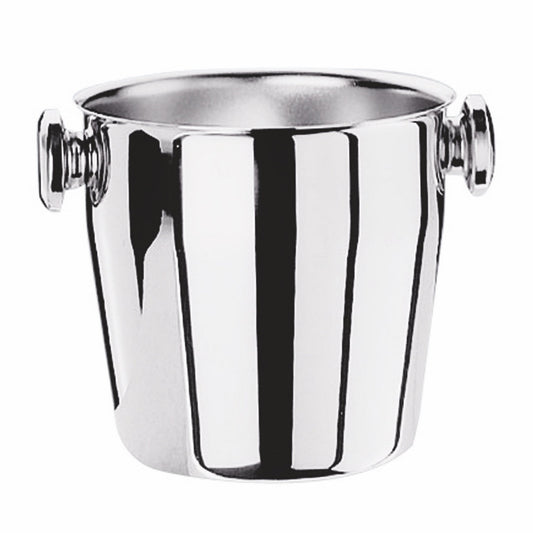 Mepra Ice Bucket With Knobs H: 5-1/8" D: 5-3/8" 50-3/4 Oz SKU: '200665-0