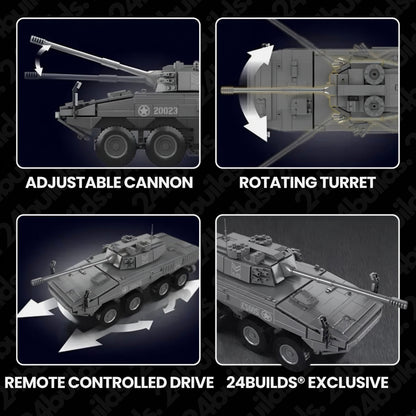 Remote Controlled ZTL-11 Tank | 1292pcs-2
