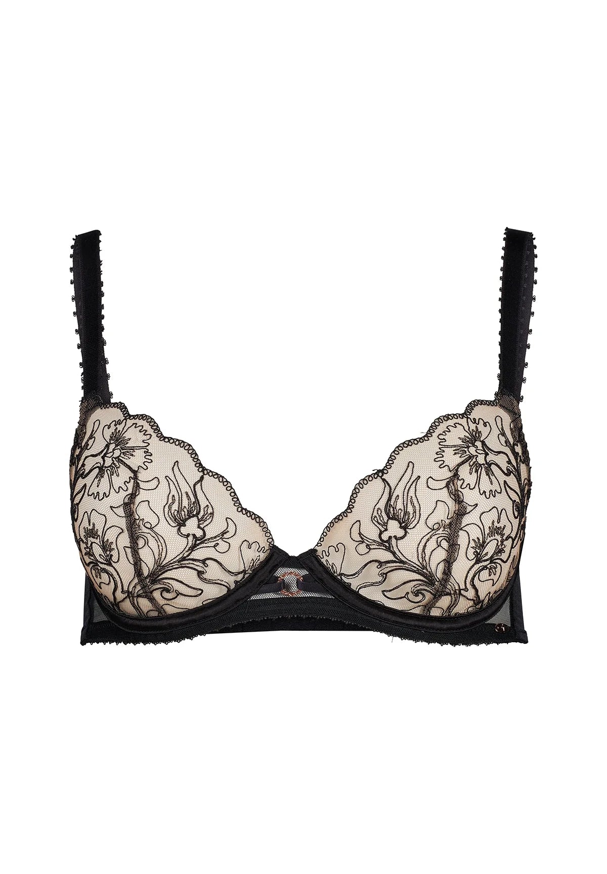 Gossard VIP Fleur de Nuit Sheer Demi Bra-4