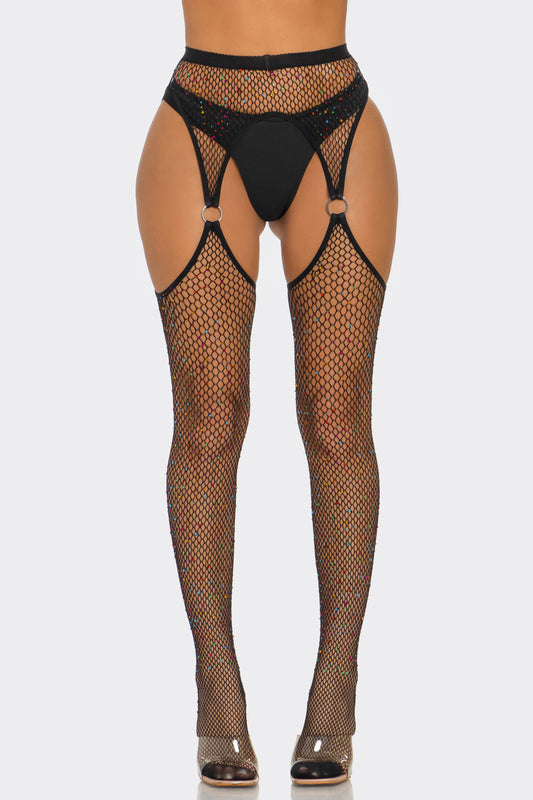 2685 Ring Me Up Fishnet Tights-0