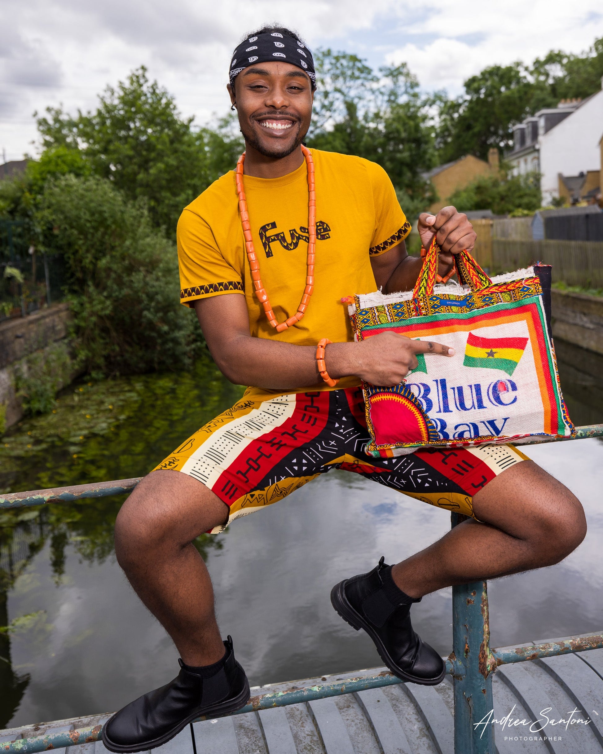 African Fashion Ankara Upcycle Tote Bag-4