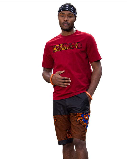 African Fashion Monogram T- shirt (Create)-0