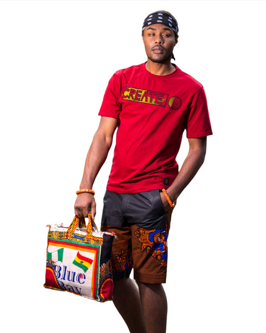 African Fashion Monogram T- shirt (Create)-1