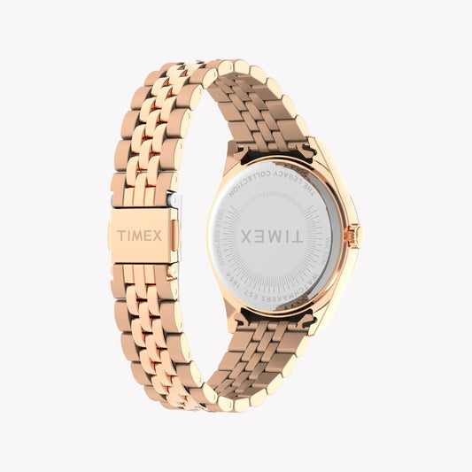 Timex Women's Legacy Rose Gold Watch, Stainless Steel | T2p201-1