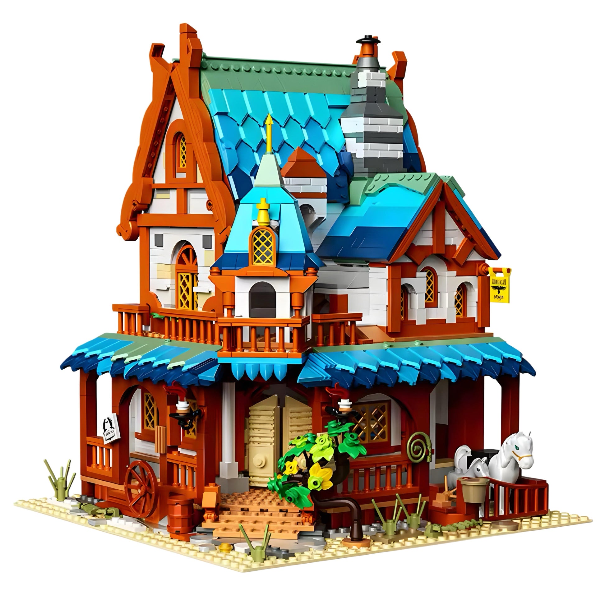 Medieval Post Station | 1769pcs-0
