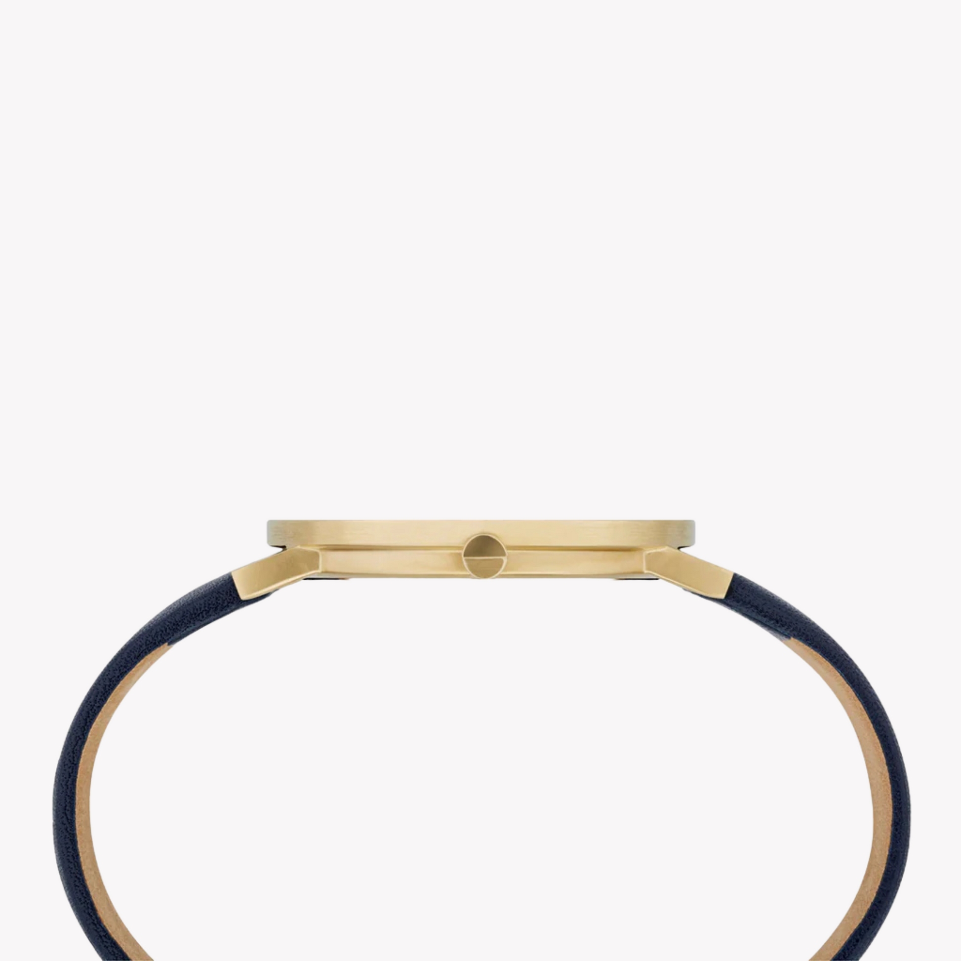 Pierre Cardin Women's Blue Leather Watch, Champagne Dial | Cbv.1004-1