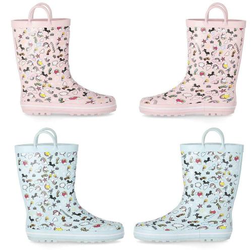 Trespass Starryton Kids Outdoor Waterproof Rubber Wellies