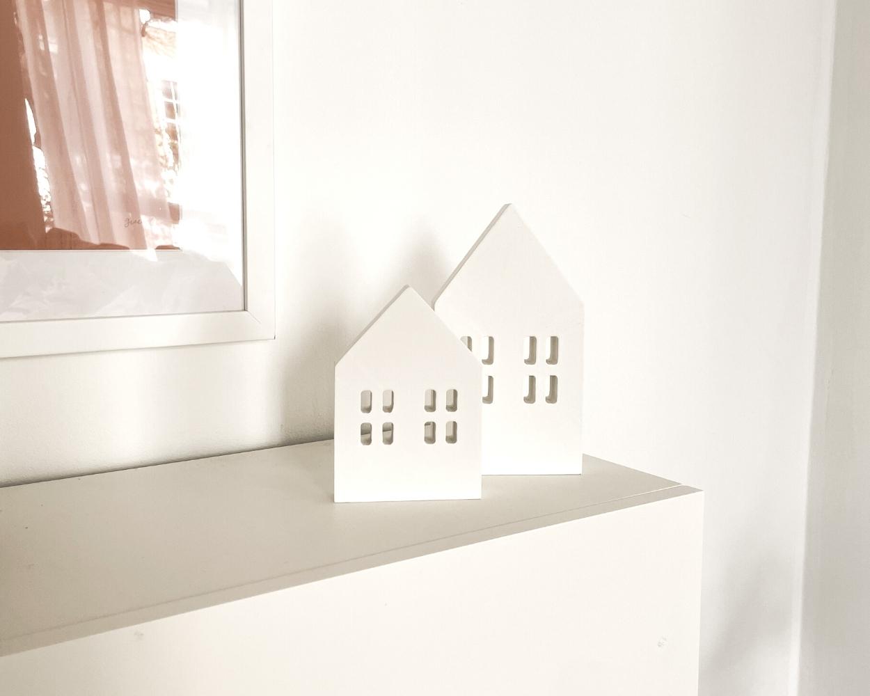 Poppy Christmas Scandi Wooden Decorative Houses-3