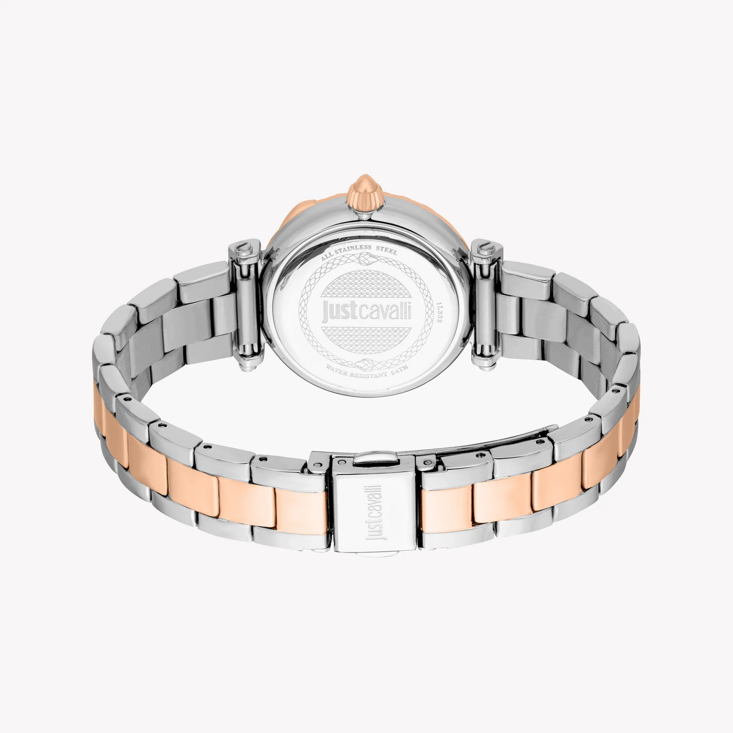 Just Cavalli Women's Two-Tone Watch, White Dial | Jc1l332m0085-4