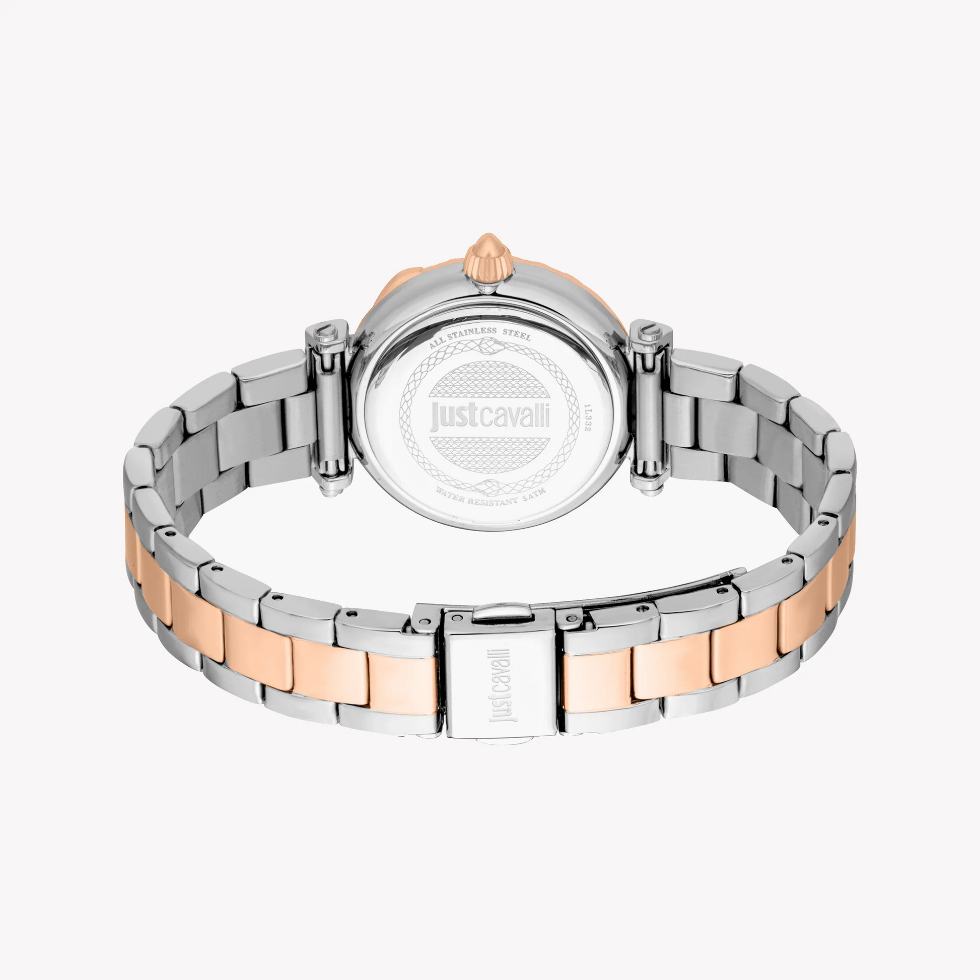 Just Cavalli Women's Two-Tone Watch, White Dial | Jc1l332m0085-4