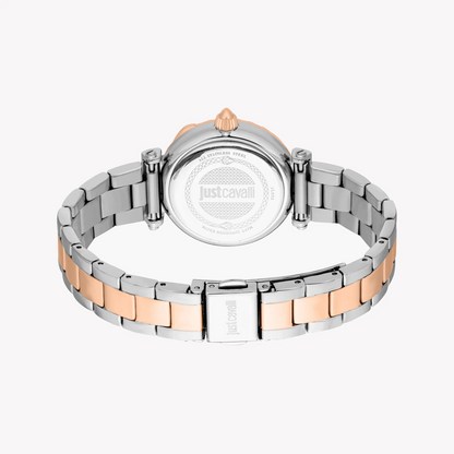 Just Cavalli Women's Two-Tone Watch, White Dial | Jc1l332m0085-4