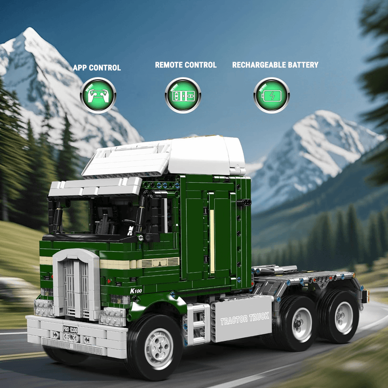 Remote Controlled 70s Cabover Truck 2180PCS