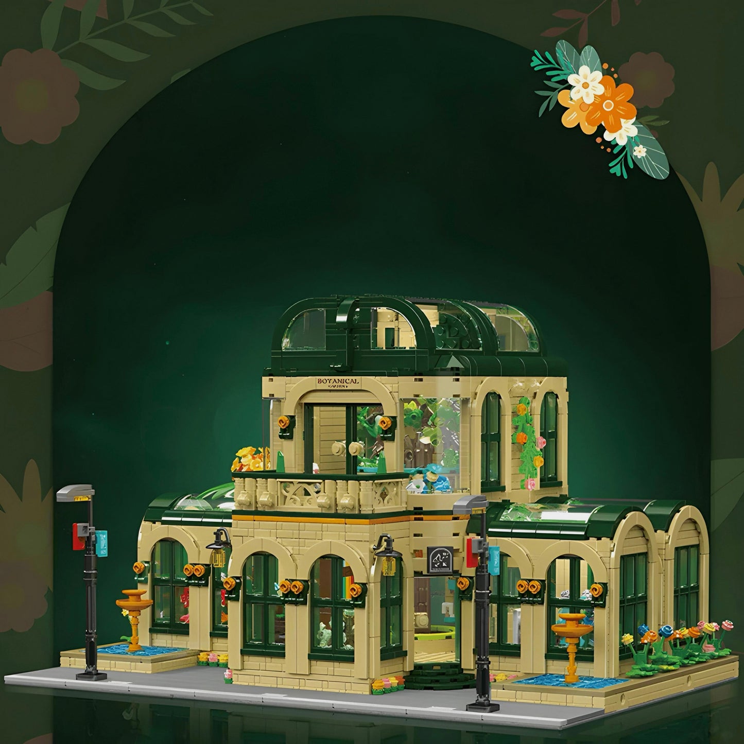 Dome Botanical Gardens | 3382pcs-1