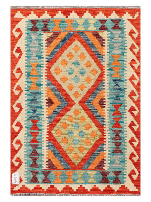 Maimana Kilim - 112 x 77 cm-0