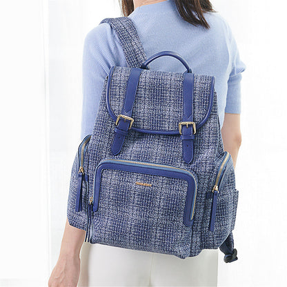 Tweed Diaper Backpack-1