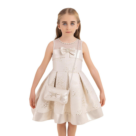 Sleeveless Chic Girls Formal Dress-0