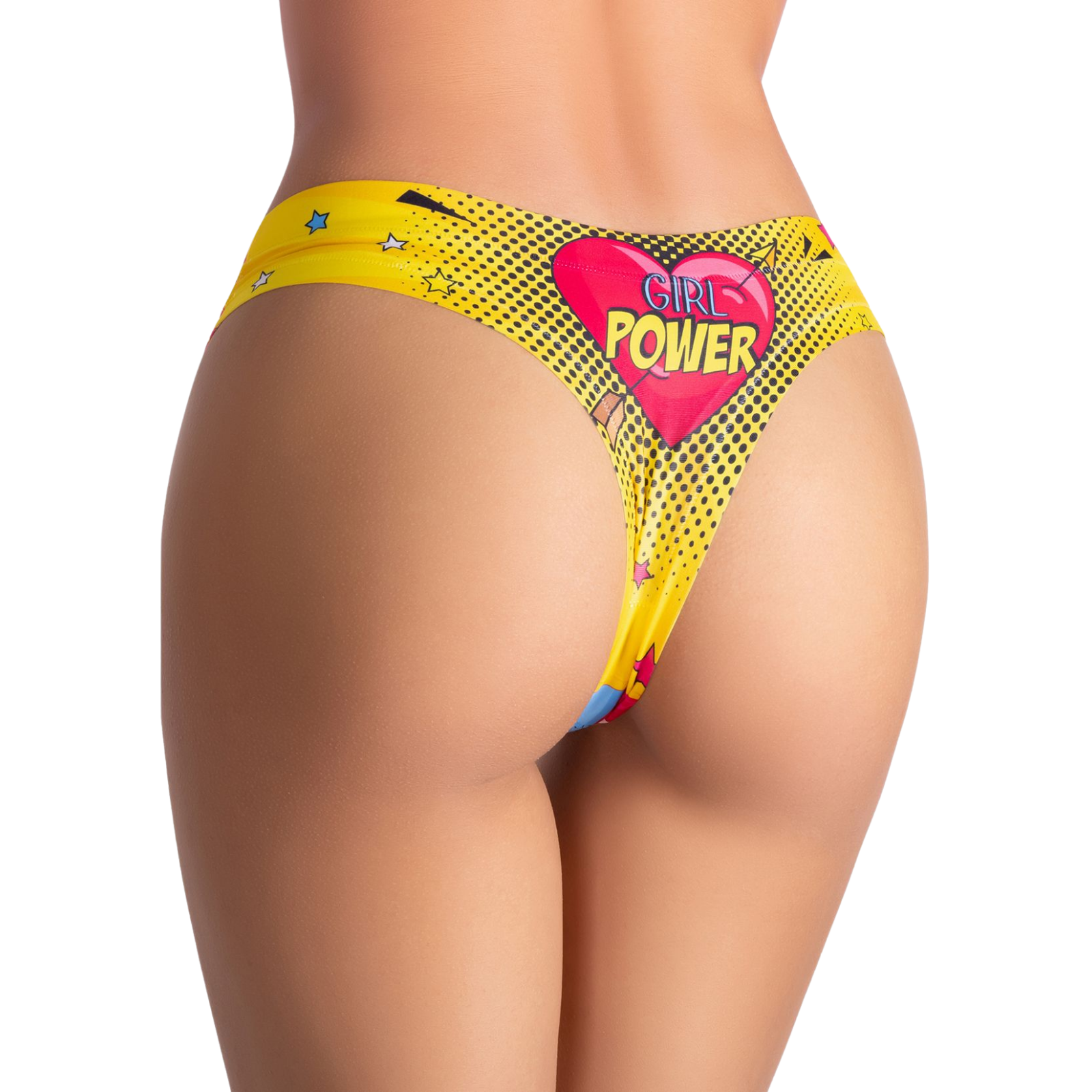 Memème Women’s Ultra-Comfortable COMICS - Strong Girl - Panties | Breathable Cotton Crotch, Stretchy Fit, No Elastic Bands (Copy)-3