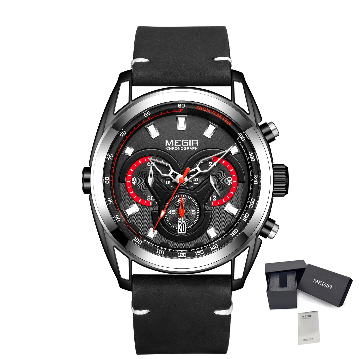 MEGIR Top Brand Luxury Men's Wrist Watch Man Luminous Waterproof Sport Men Quartz Wristwatches Relogio Masculino Dropshipping 2135-16