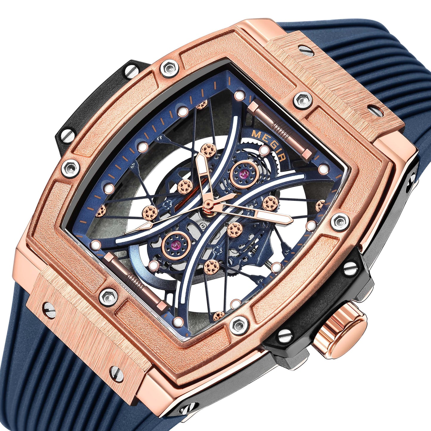 MEGIR Brand Luxury Quartz Watch for Men Fashion Military Sports Watches Waterproof Luminous Clock Wristwatch Reloj Hombre 8109-11