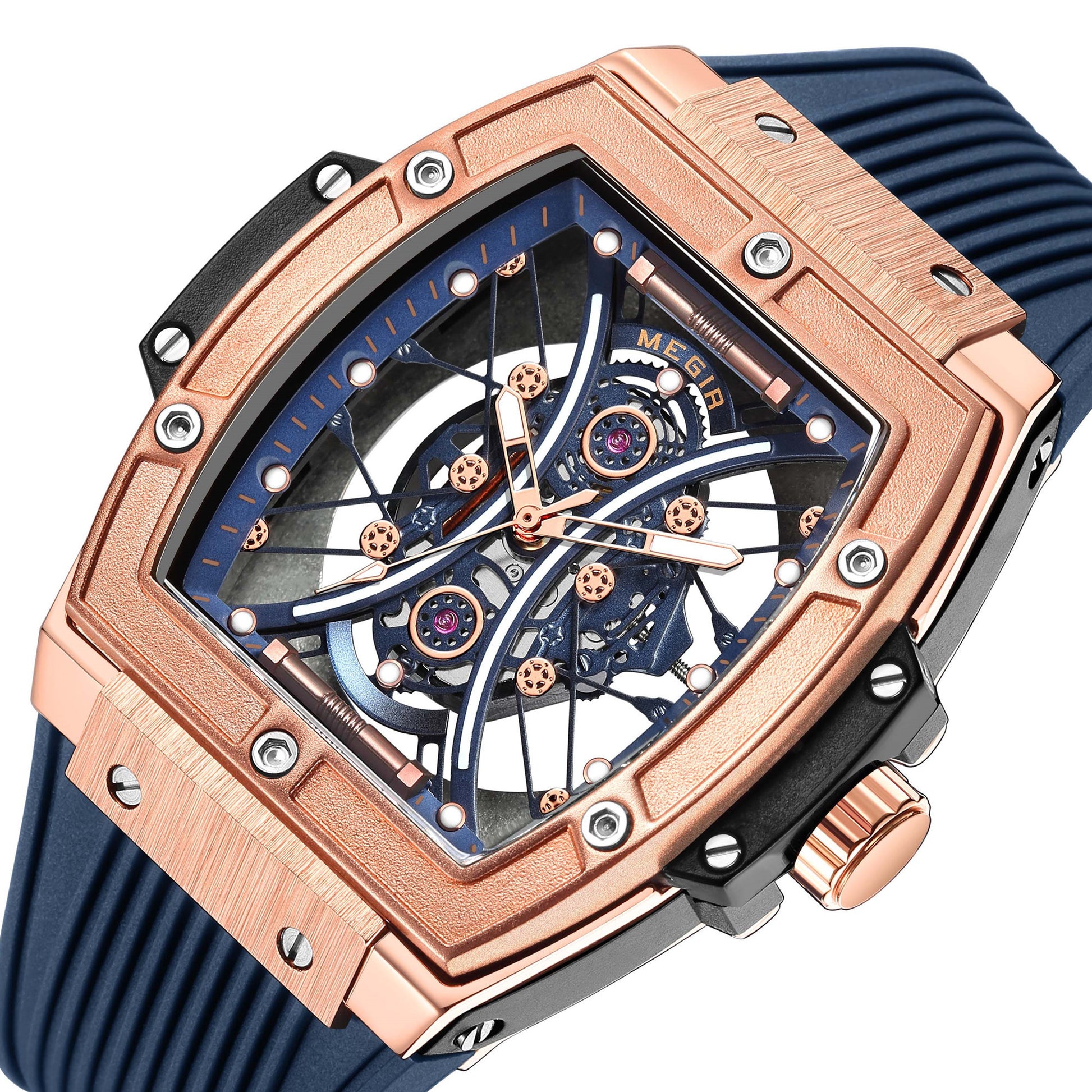 MEGIR Brand Luxury Quartz Watch for Men Fashion Military Sports Watches Waterproof Luminous Clock Wristwatch Reloj Hombre 8109-11