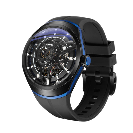 CHANCE Automatic Movement Mechanical Watch for Men Luxury Stainless Steel Case Business Wristwatch Waterproof Clock 6007-0