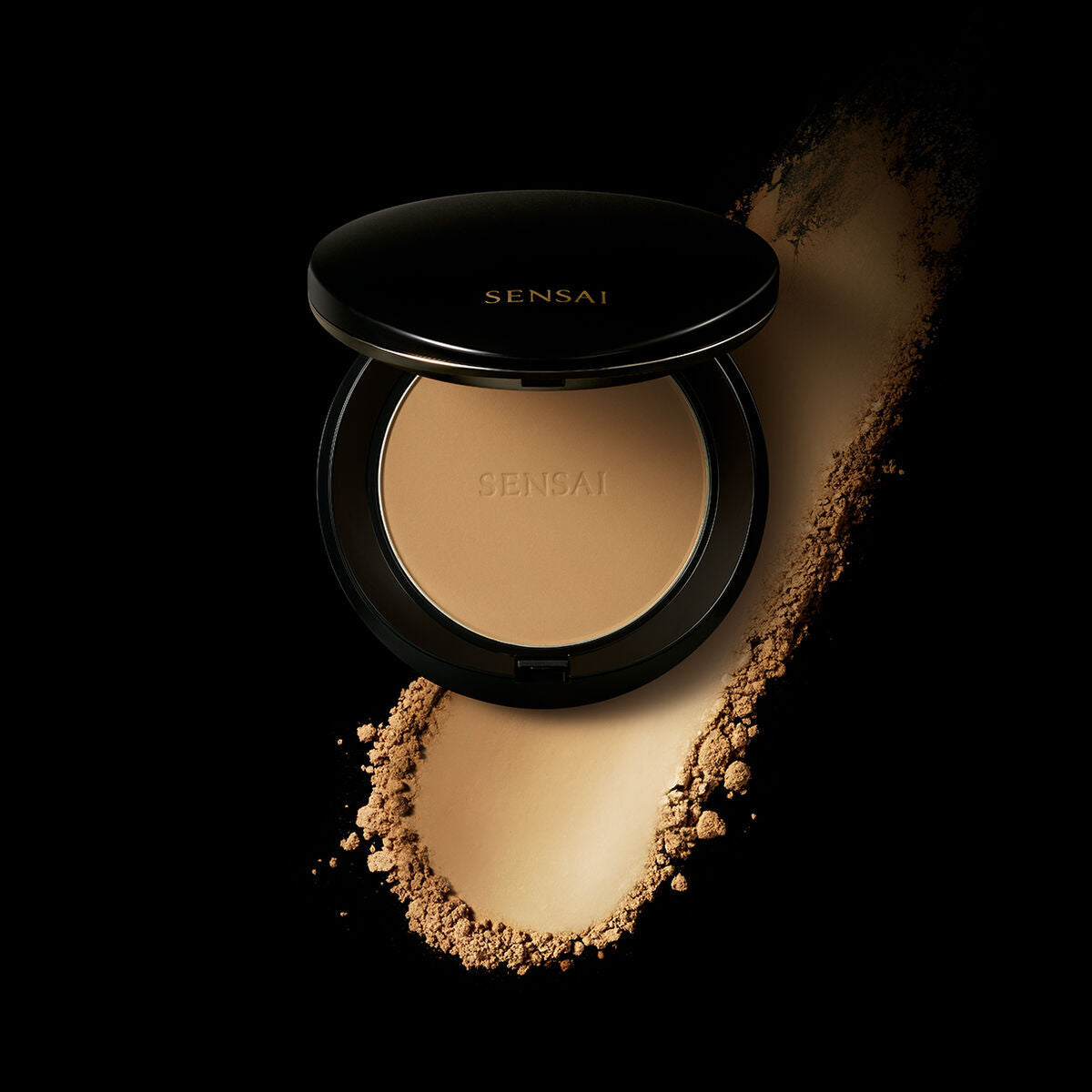Powder Make-up Base Sensai Total Finish Nº TF206 Golden dune Spf 10 11 g Refill-2
