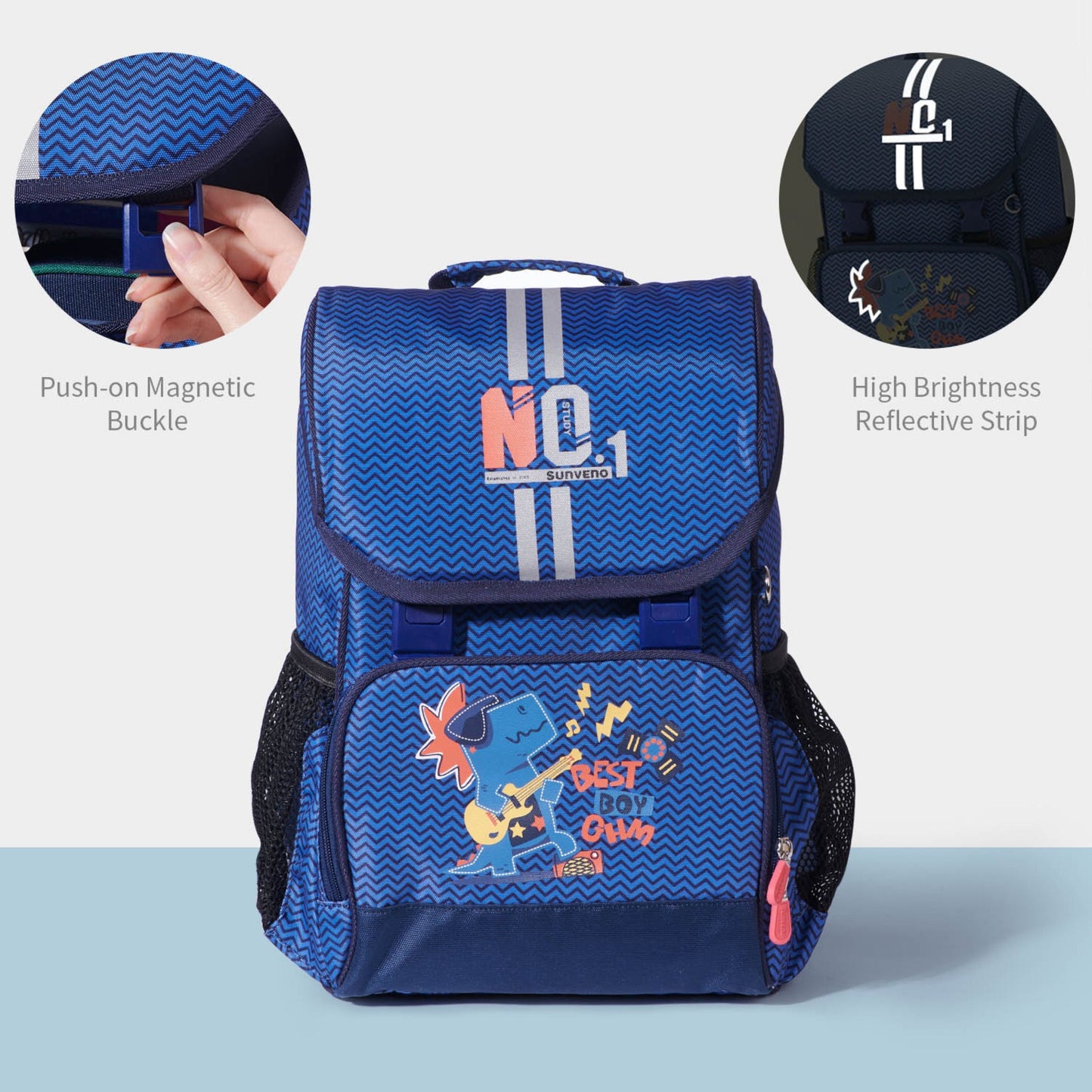 Kids School Backpack Ergonomic Design-3