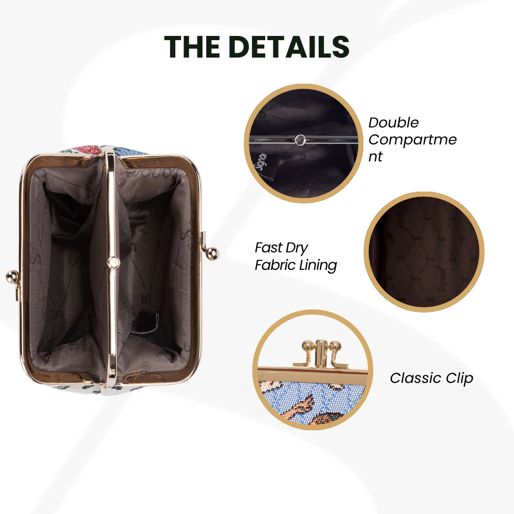 Alice in Wonderland Nothing but Cards - Frame Purse-3