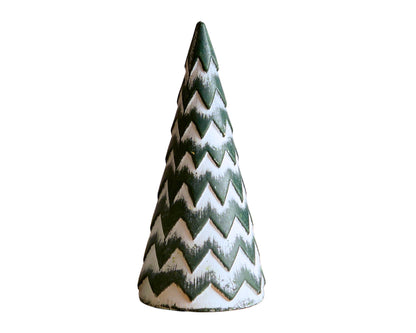 Wooden Snowed Christmas Tree-4
