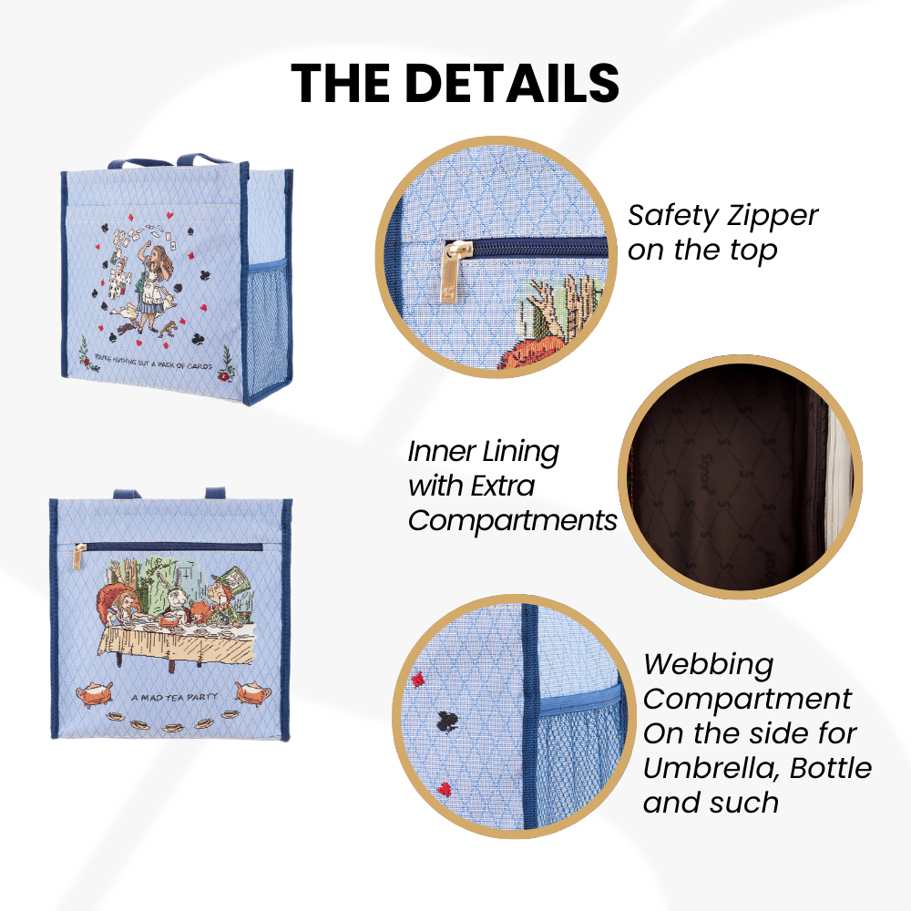 Alice in Wonderland Tea Party - Shopper Bag-2