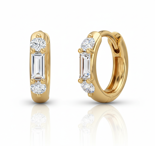 Eterna Baguette Hoops