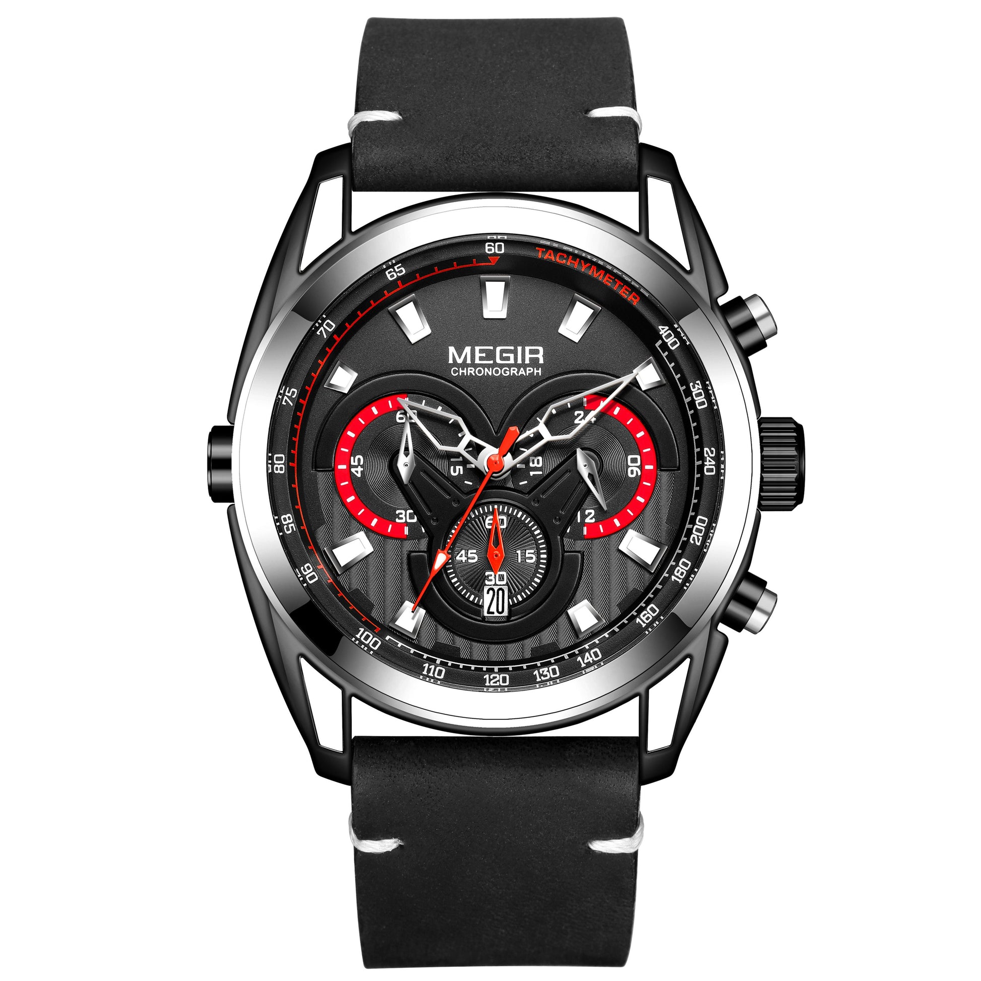 MEGIR Top Brand Luxury Men's Wrist Watch Man Luminous Waterproof Sport Men Quartz Wristwatches Relogio Masculino Dropshipping 2135-12