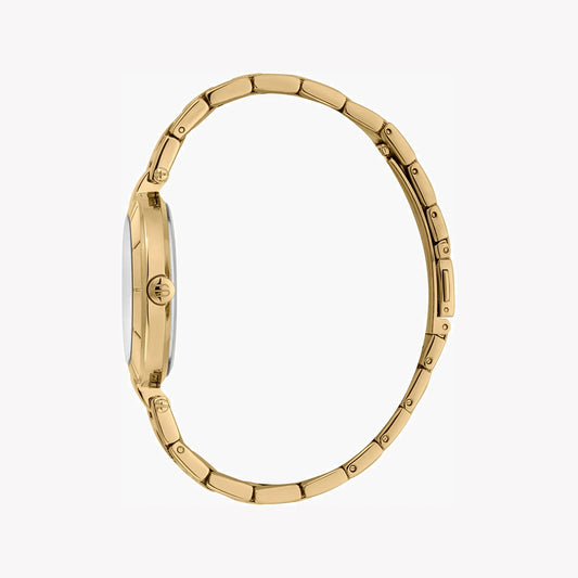 Esprit Women's Gold Stainless Steel Watch, Silver Dial | Es1l048m0015-1