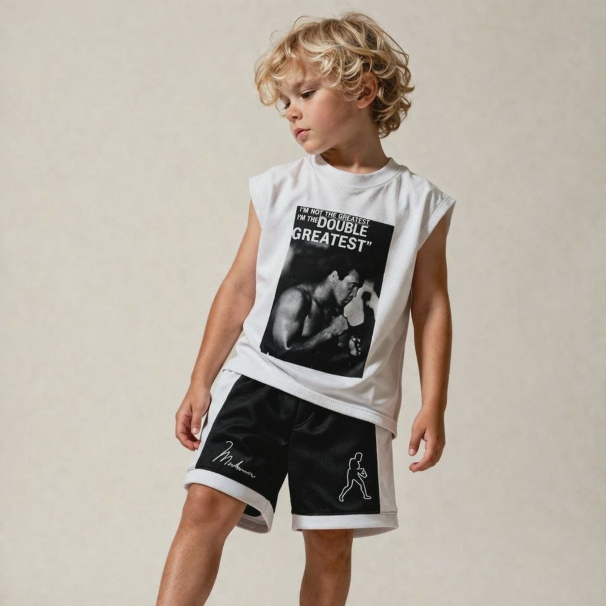 The Greatest Boxer Boys Short Set-0