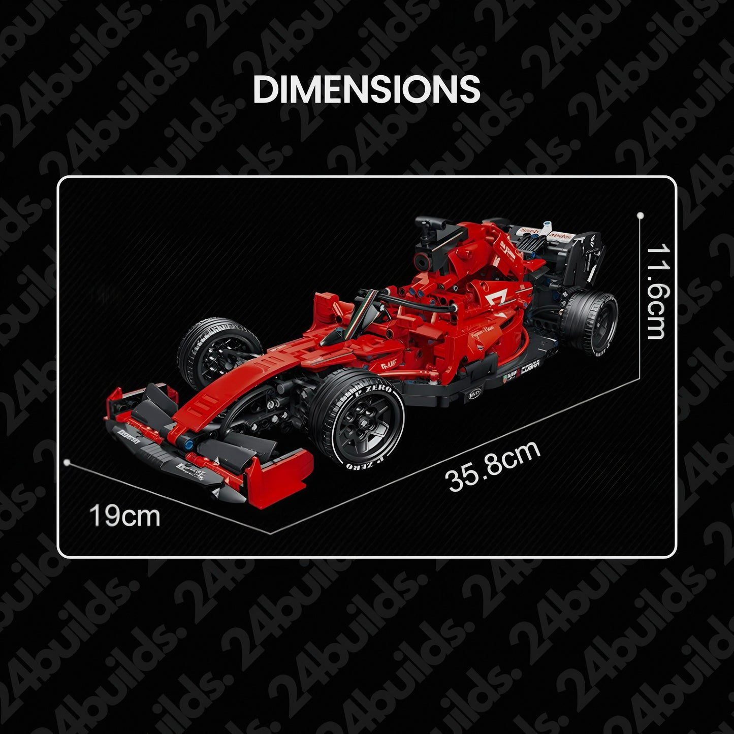 Remote Controlled 2020 Italian Single Seater | 1392pcs-3