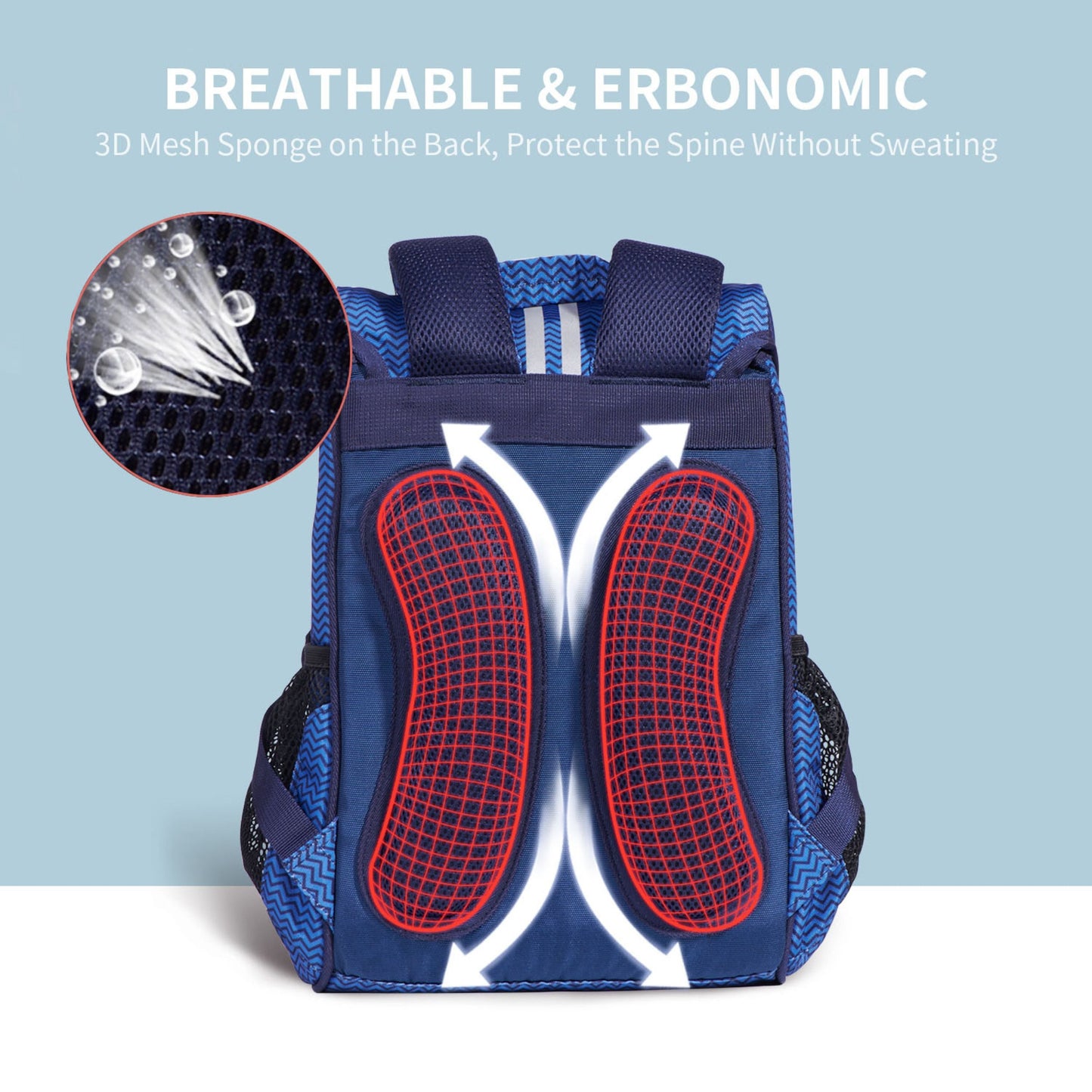 Kids School Backpack Ergonomic Design-4