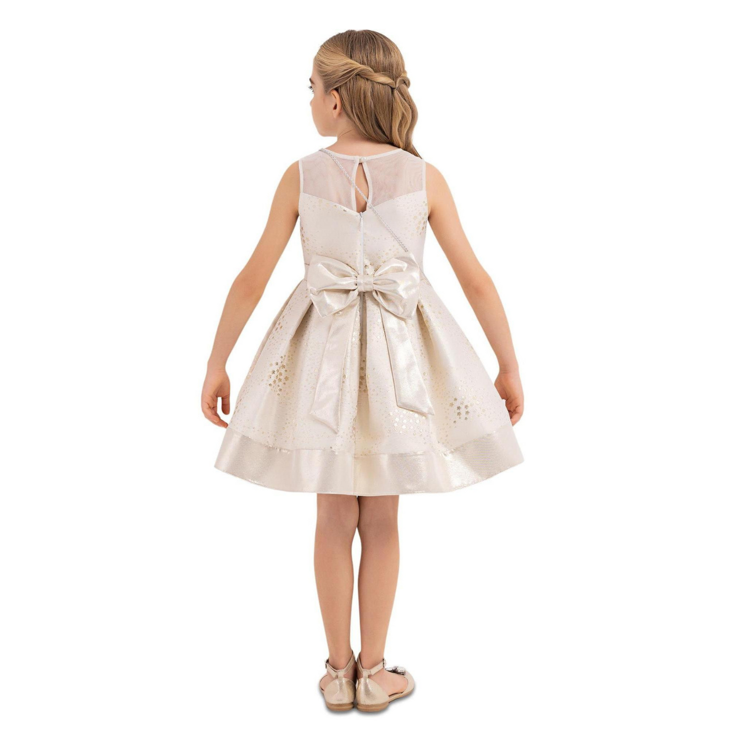 Sleeveless Chic Girls Formal Dress-2