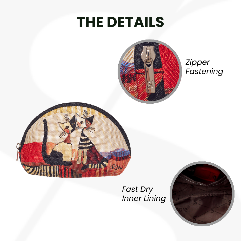 Rosina Cat Cappia - Cosmetic Bag-3