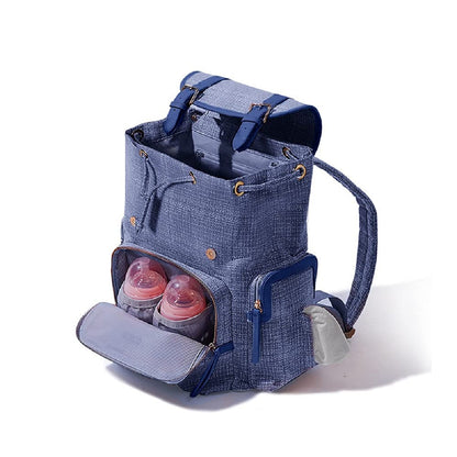 Tweed Diaper Backpack-2