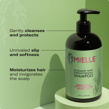 Mielle Organics Rosemary Mint Strengthening Shampoo 355ml-1