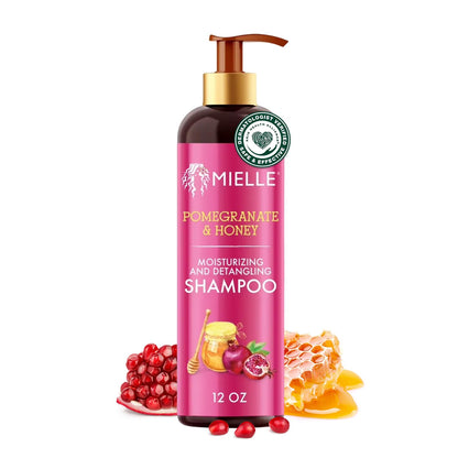 Mielle Organics Pomegranate & Honey Moisturising and Detangling Shampoo 355ml-0