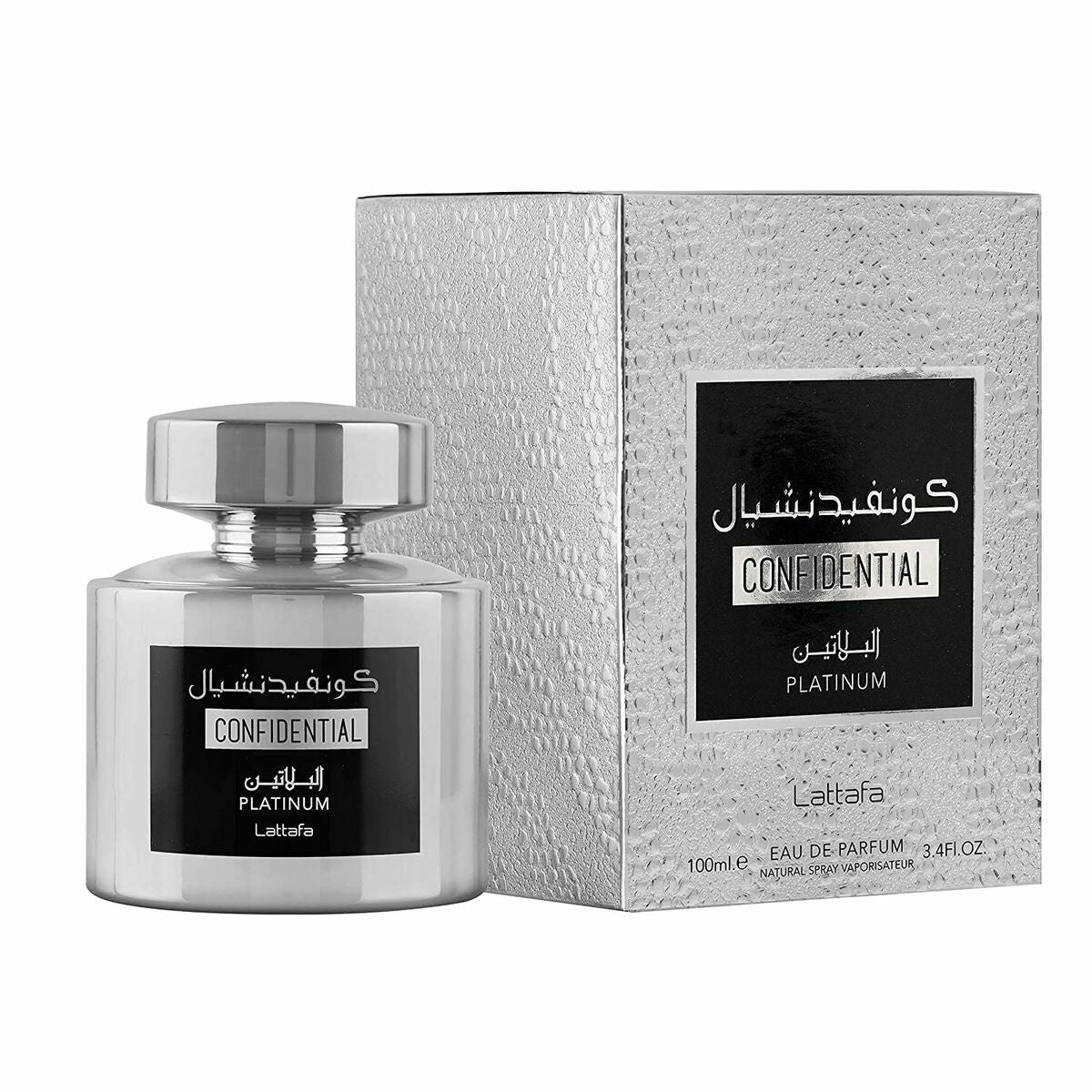 Men's Perfume Lattafa CONFIDENTIAL PLATINUM-0