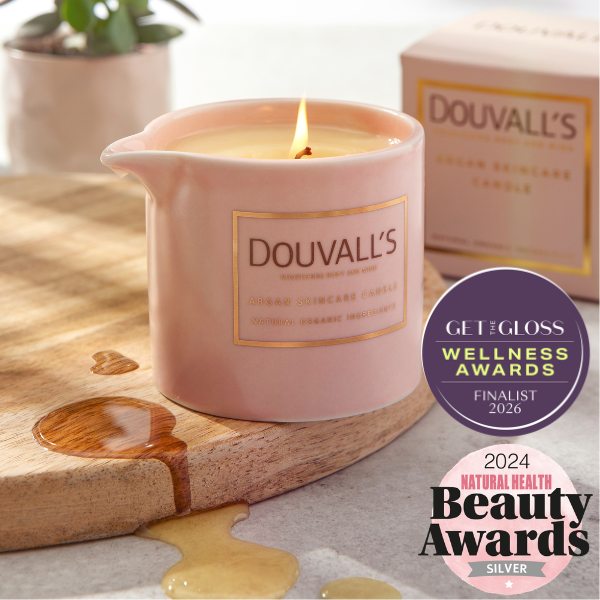 Argan Massage Candle - Vanilla Jasmin & Ginger 180g | Intensely Nourishing and Hydrating Body Treatment-0