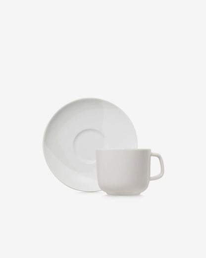 Revol CONFLUENCE TEA CUP AND SAUCER 20CL Coconut milk Alabaster white SKU: '660881-0