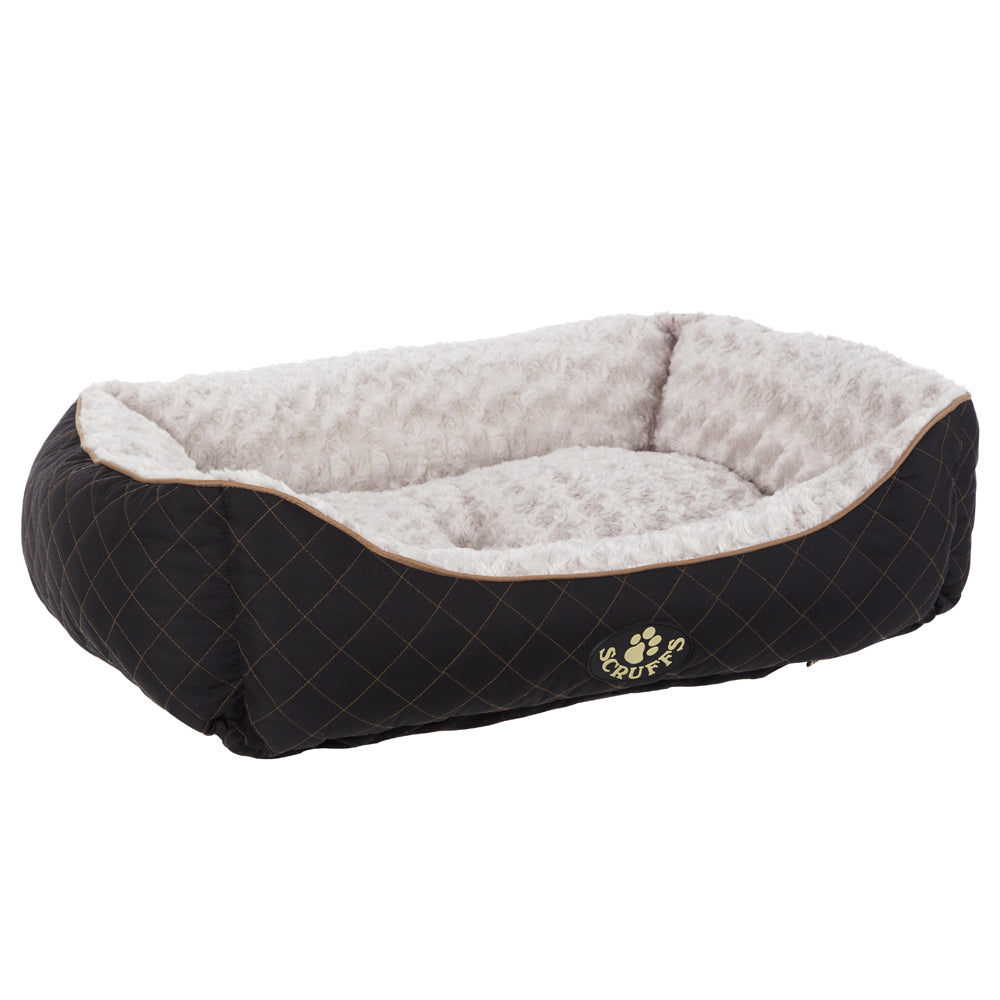 Wilton Box Dog Bed (in Blue, Grey, Black, Brown) by Scruffs