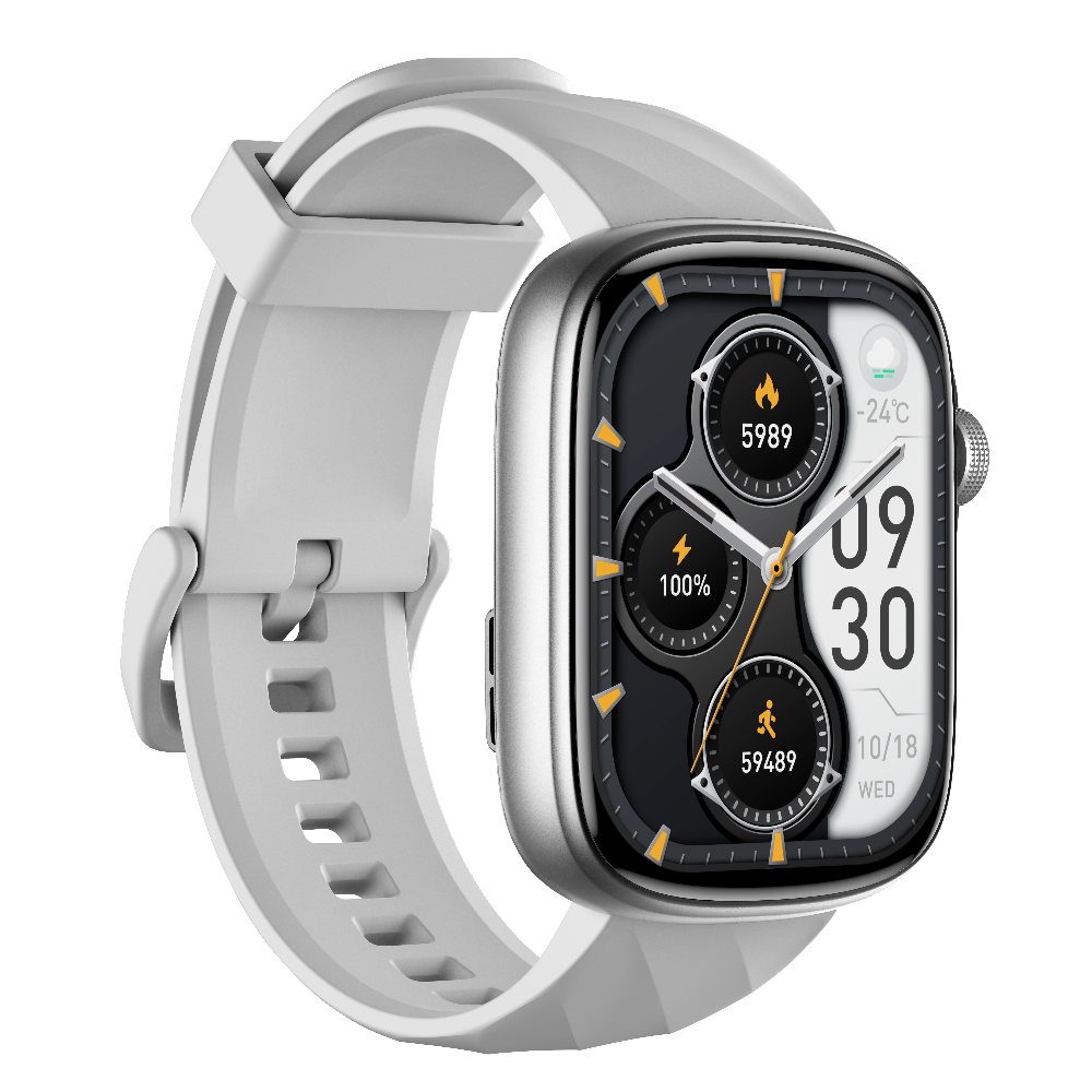 Smart Eco Drive Watch for Women, 1.95'' AMOLED Ultra-Clear Screen Activity Trackers with Heart Rate/Sleep/SpO2 Monitor, Smartwatch for iPhone/Samsung/Android-6