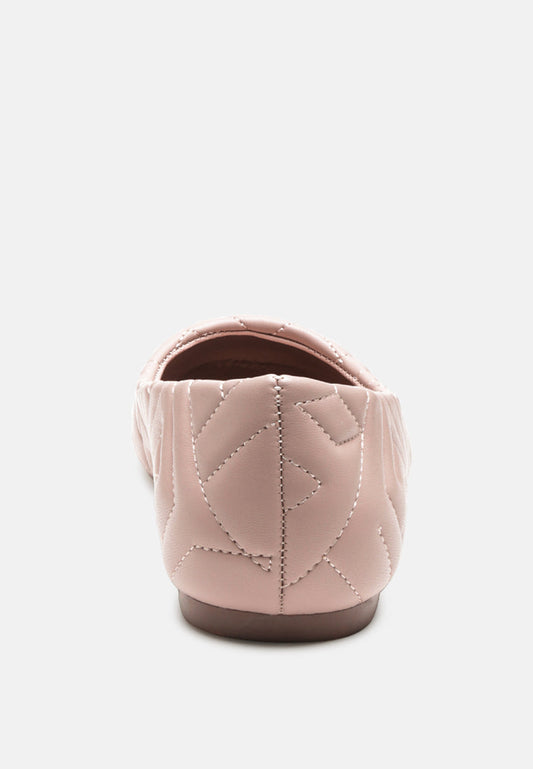 Janice Quilted Ballerina Flats-1