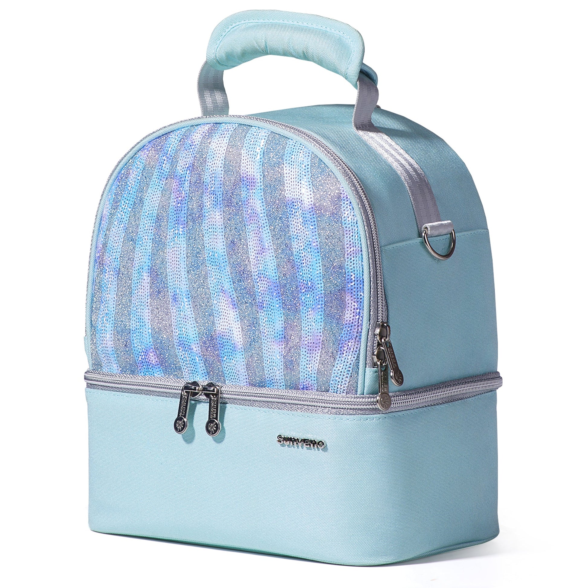 Insulated Lunch Box Double Deck Cooler Bag-5
