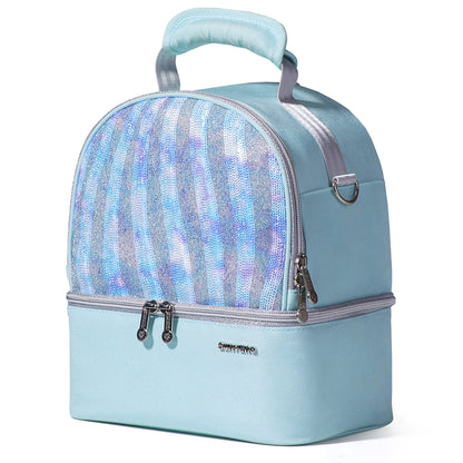 Insulated Lunch Box Double Deck Cooler Bag-5