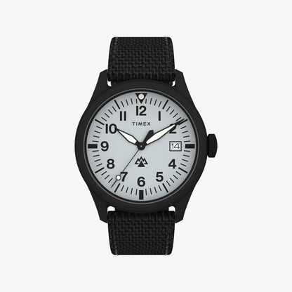 Timex Men's Black Eco-Friendly Watch, Gray Dial | Tw2w34700-0